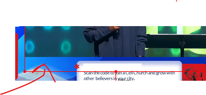 Graphics bleeding through on the left and bottom edges when the source should be fullscreen
